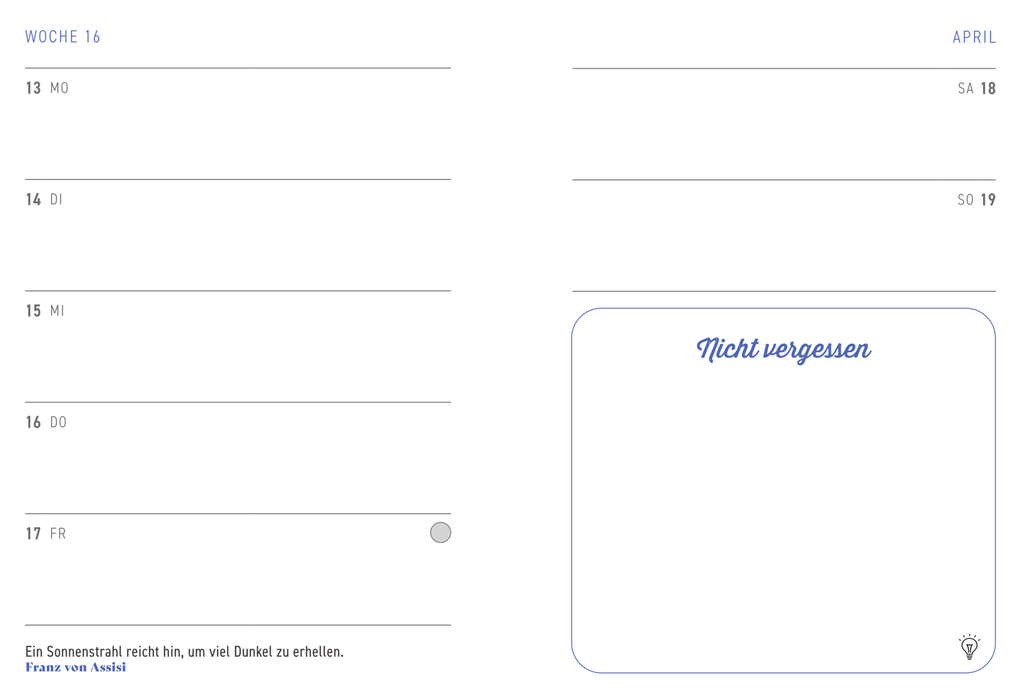 Weitere Ansicht: Mein Jahr 2026