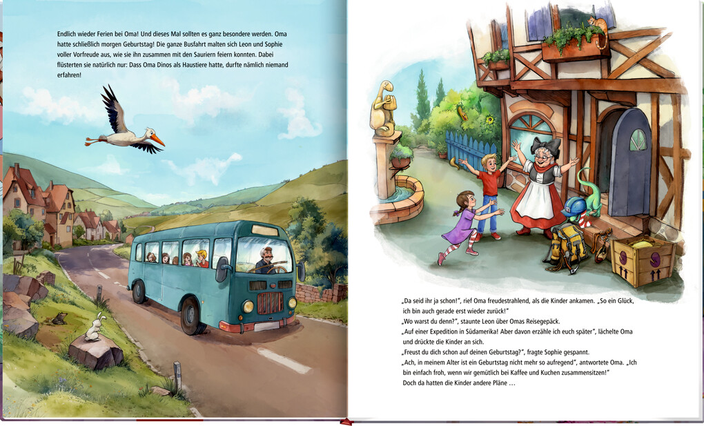 Weitere Ansicht: Dinosaurier auf Omas Geburtstag (Bd. 5) | Dominik Hochwald, Jörg Ihle