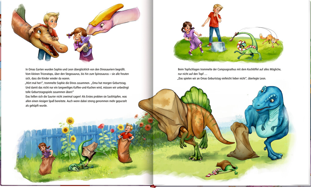 Weitere Ansicht: Dinosaurier auf Omas Geburtstag (Bd. 5) | Dominik Hochwald, Jörg Ihle
