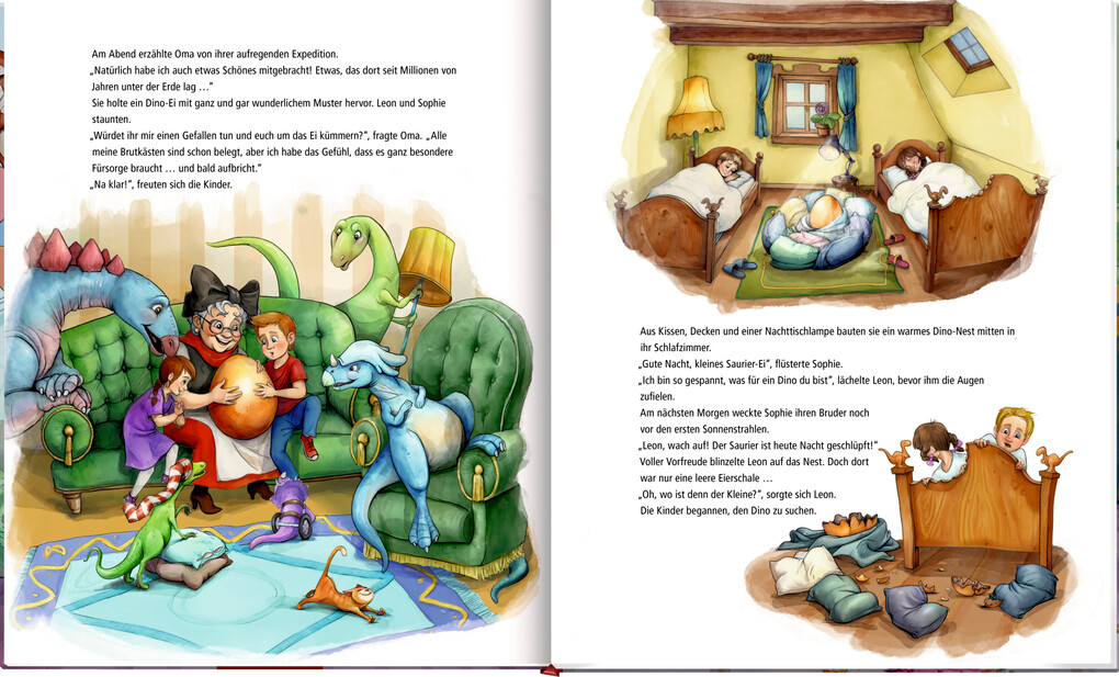 Weitere Ansicht: Dinosaurier auf Omas Geburtstag (Bd. 5) | Dominik Hochwald, Jörg Ihle