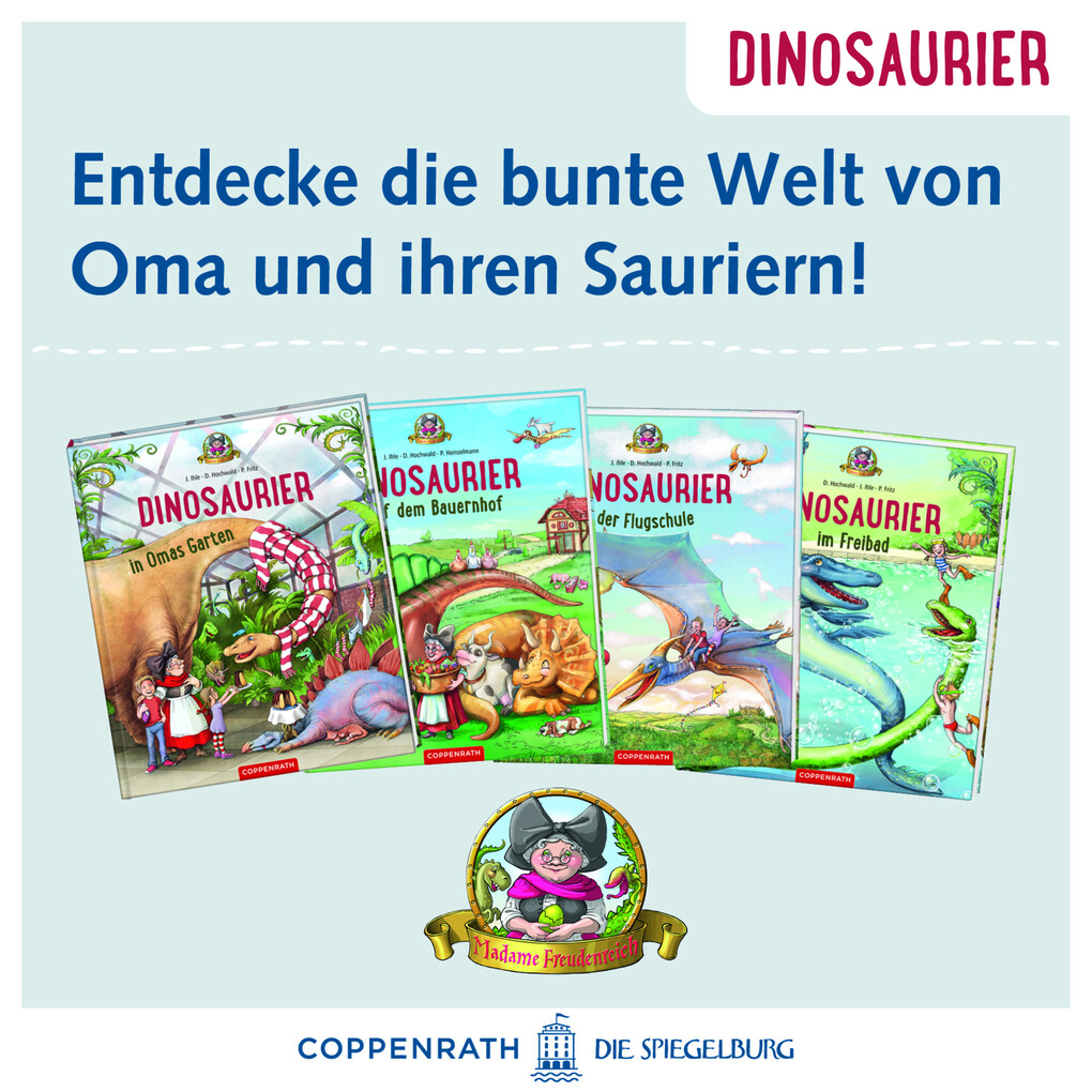 Weitere Ansicht: Dinosaurier auf Omas Geburtstag (Bd. 5) | Dominik Hochwald, Jörg Ihle
