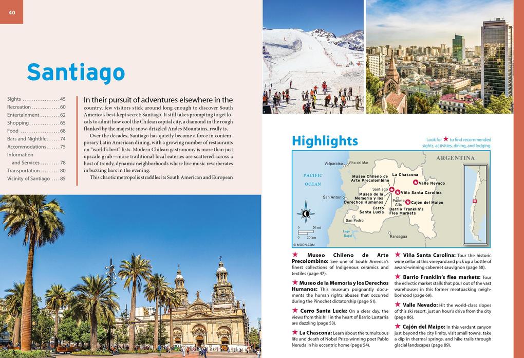 Weitere Ansicht: Moon Chile: With Patagonia & Rapa Nui (Easter Island) | Steph Dyson, Moon Travel Guides