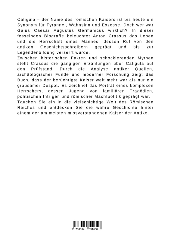 Weitere Ansicht: Caligula: Die Wahrheit hinter der Legende | Anton Crassus
