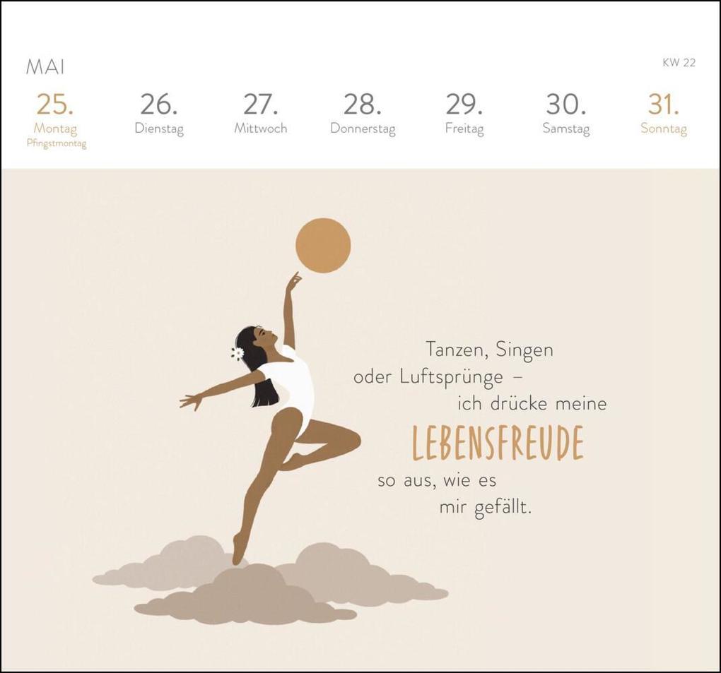 Weitere Ansicht: Postkartenkalender 2026: Aktiviere deine innere Stärke