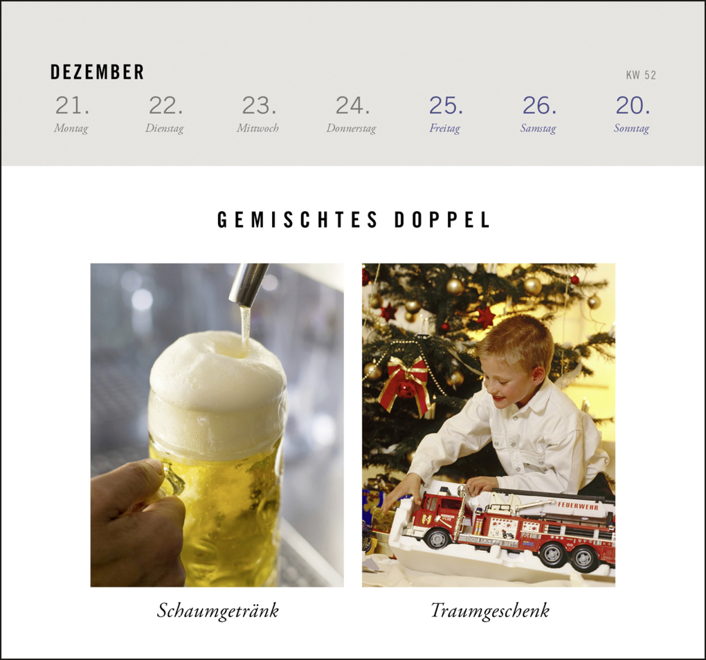 Weitere Ansicht: Postkartenkalender 2026: Gemischtes Doppel | Süddeutsche Zeitung Magazin