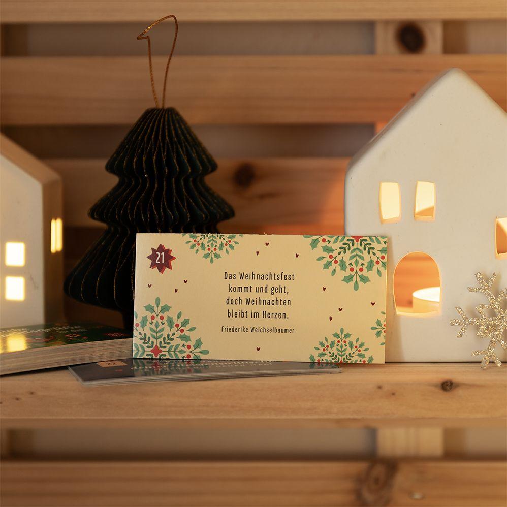 Weitere Ansicht: 24 liebe Weihnachtsgrüße für dich