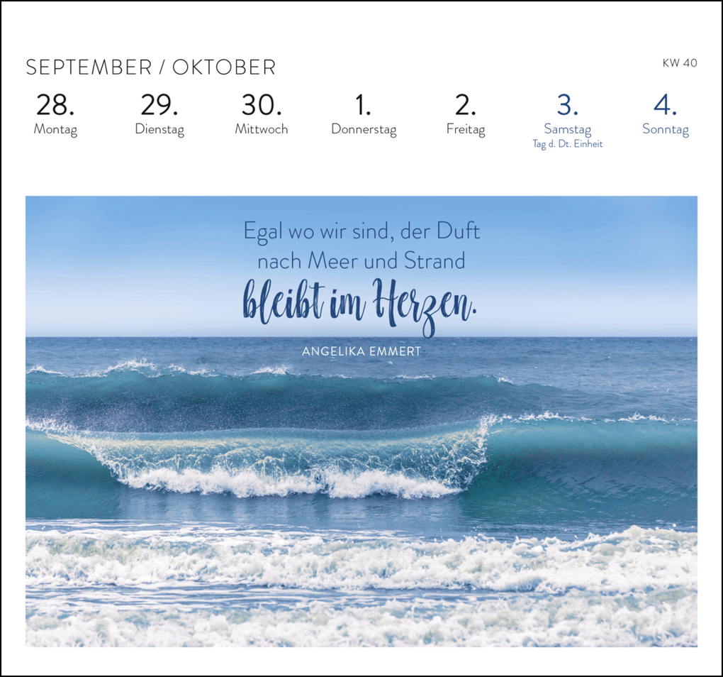 Weitere Ansicht: Postkartenkalender 2026: Träume vom Meer