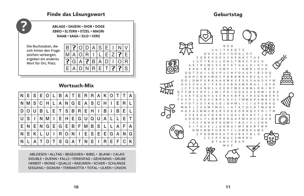 Weitere Ansicht: 365 Wortsuchrätsel