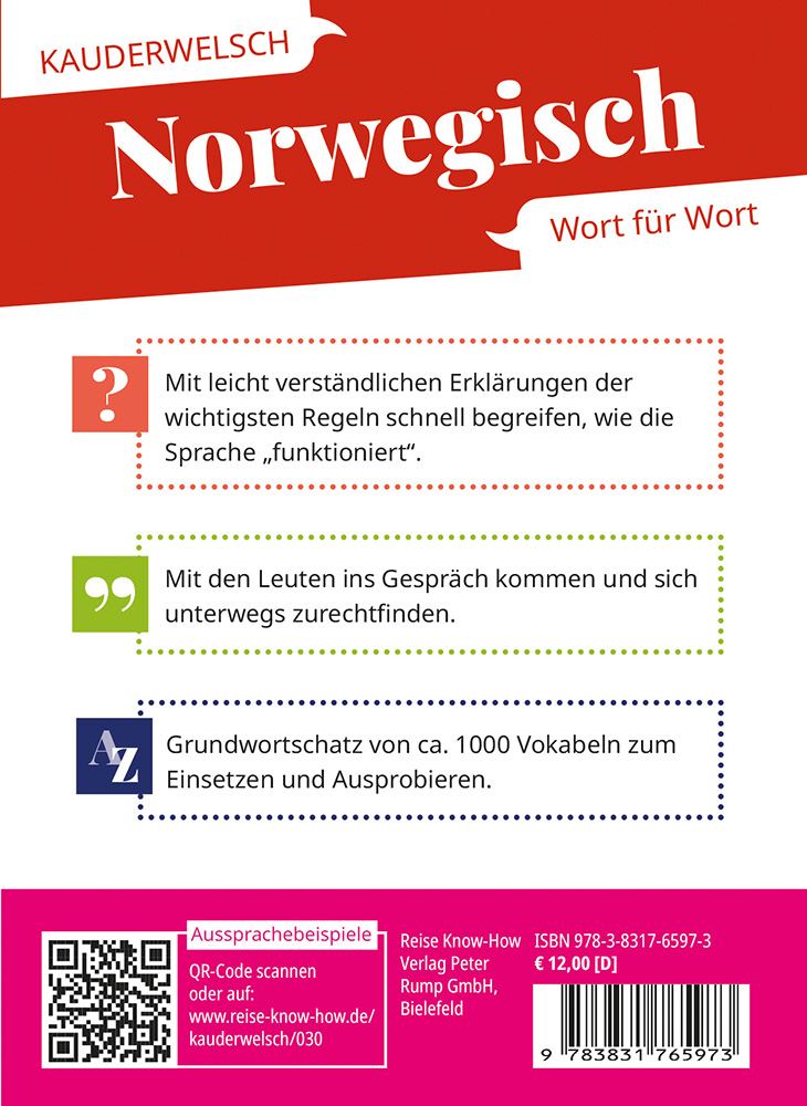 Weitere Ansicht: Reise Know-How Sprachführer Norwegisch - Wort für Wort | O'Niel V. Som