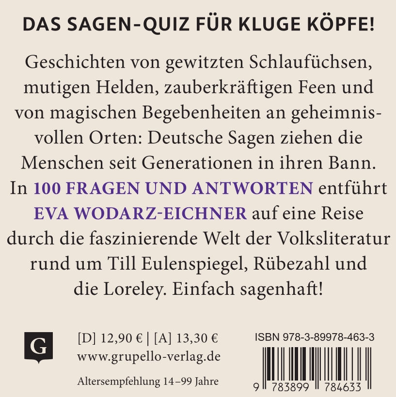 Weitere Ansicht: Deutsche Sagen-Quiz | Eva Wodarz-Eichner