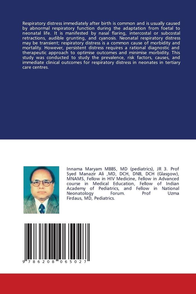 Weitere Ansicht: Neonatal Respiratory Distress: Prospective Observational Study | Innama Maryam, Syed Manazir Ali, Uzma Firdaus