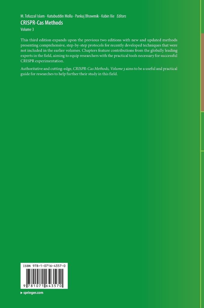 Weitere Ansicht: CRISPR-Cas Methods