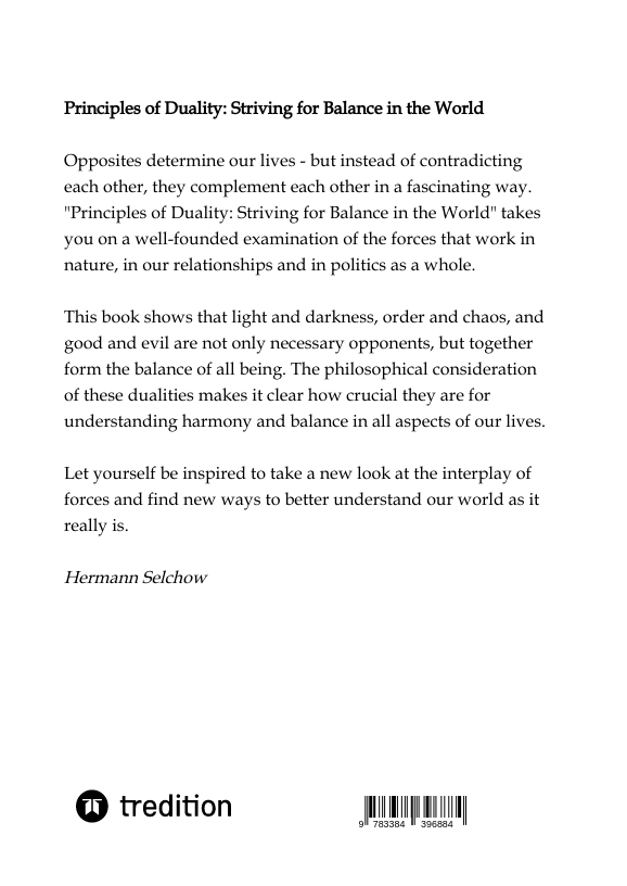 Weitere Ansicht: The Principles of Duality | Hermann Selchow