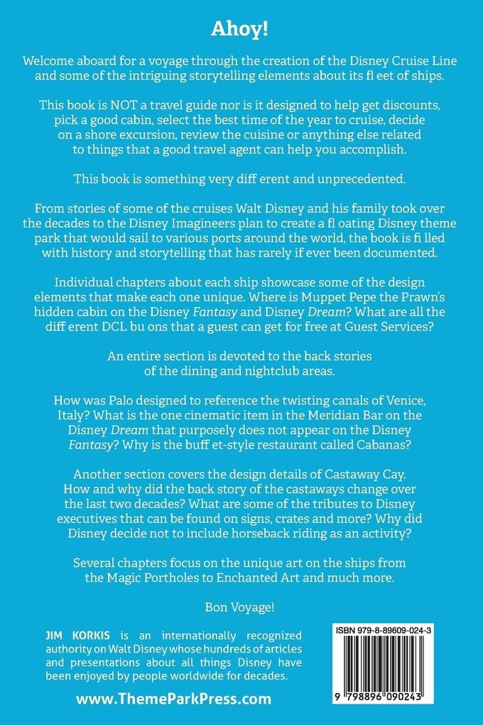 Weitere Ansicht: Hidden Treasures of the Disney Cruise Line | Jim Korkis