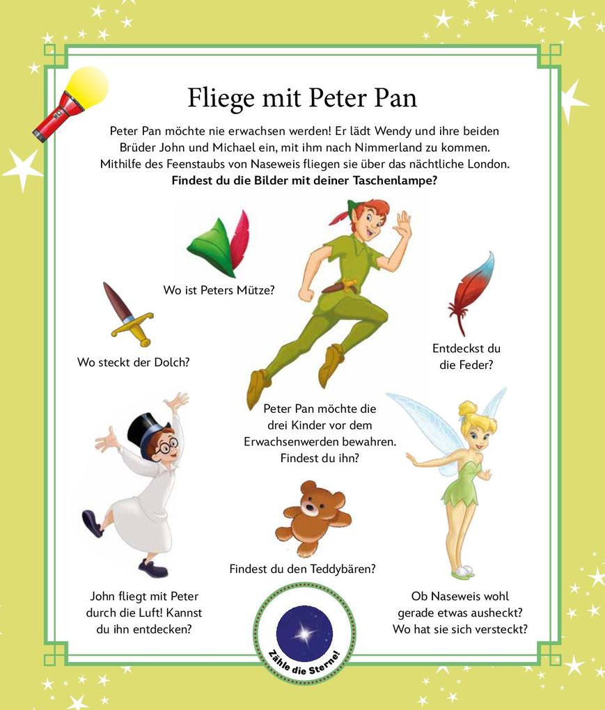 Weitere Ansicht: Mein Taschenlampenbuch Disney Klassiker | Schwager & Steinlein Verlag