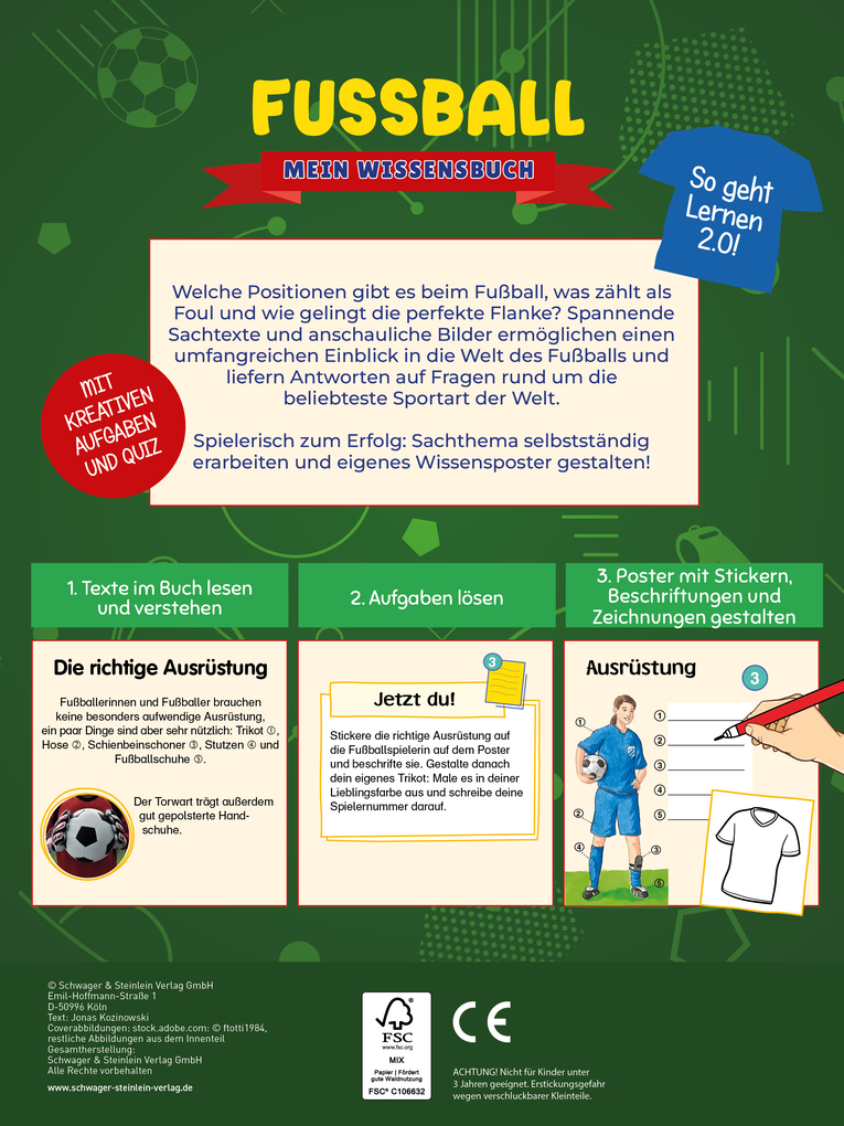 Weitere Ansicht: Fußball Mein Wissensbuch | Jonas Kozinowski