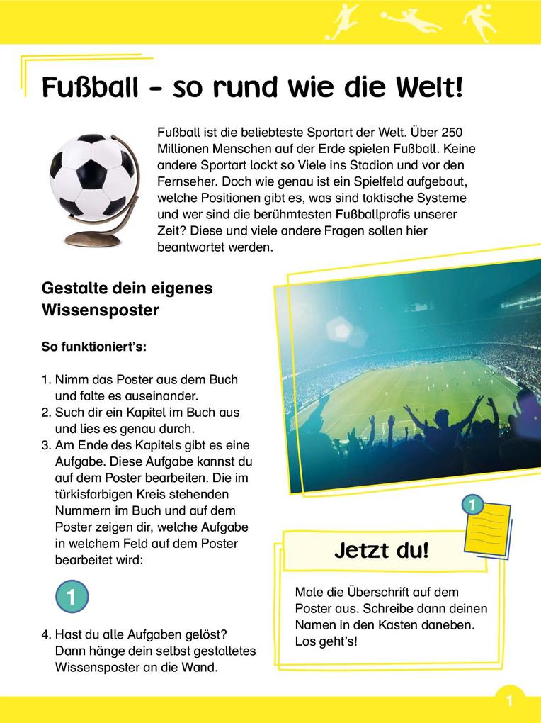 Weitere Ansicht: Fußball Mein Wissensbuch | Jonas Kozinowski