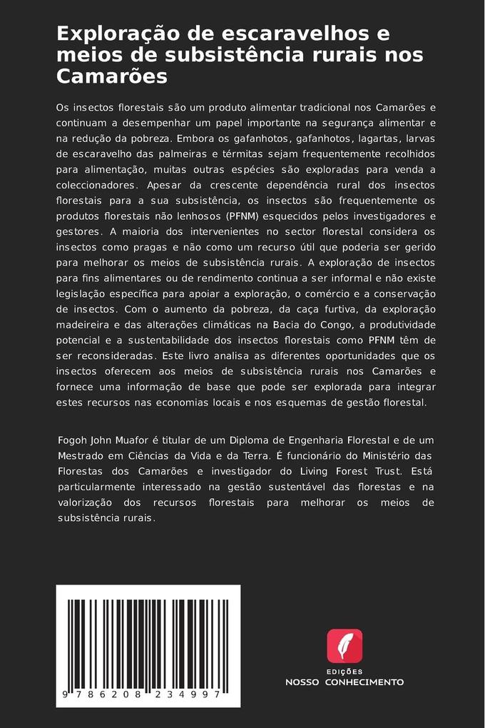 Weitere Ansicht: Exploração de escaravelhos e meios de subsistência rurais nos Camarões | Fogoh John Muafor