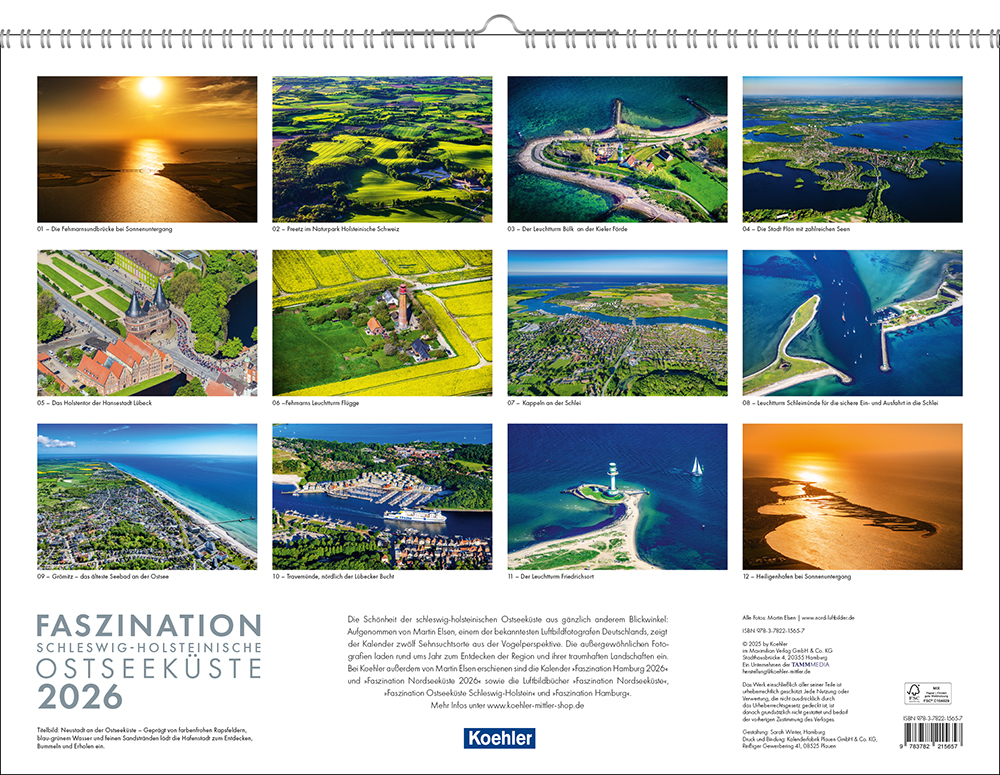 Weitere Ansicht: Faszination Ostseeküste 2026 | Martin Elsen