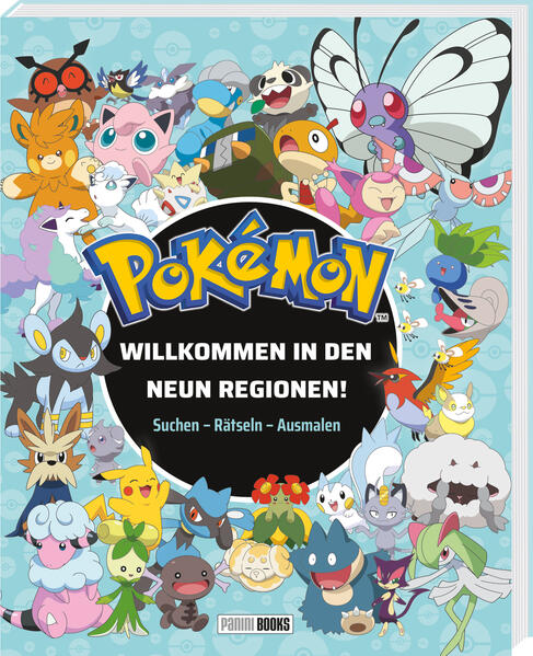 Produktbild: Pokémon: Willkommen in den neun Regionen! - Suchen - Rätseln - Ausmalen | Panini, Pokémon