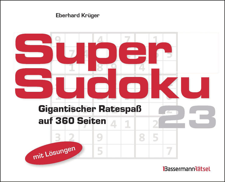 Produktbild: Supersudoku 23 | Eberhard Krüger