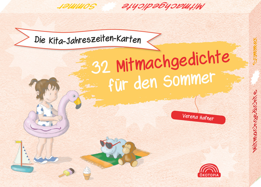 Produktbild: Die Kita-Jahreszeiten-Karten: 32 Mitmachgedichte für den Sommer | Verena Hafner
