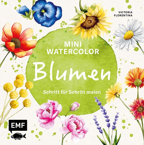 Produktbild: Mini Watercolor - Blumen | Victoria Florentina Wißmann