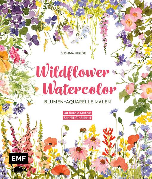 Produktbild: Wildflower Watercolor - Blumen-Aquarelle malen | Sushma Hegde