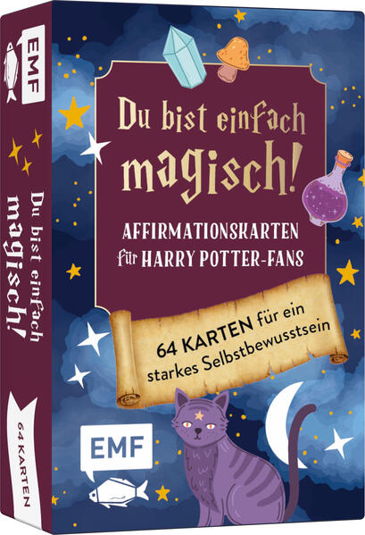 Produktbild: Kartenset: Du bist einfach magisch! Affirmationskarten für Harry Potter-Fans