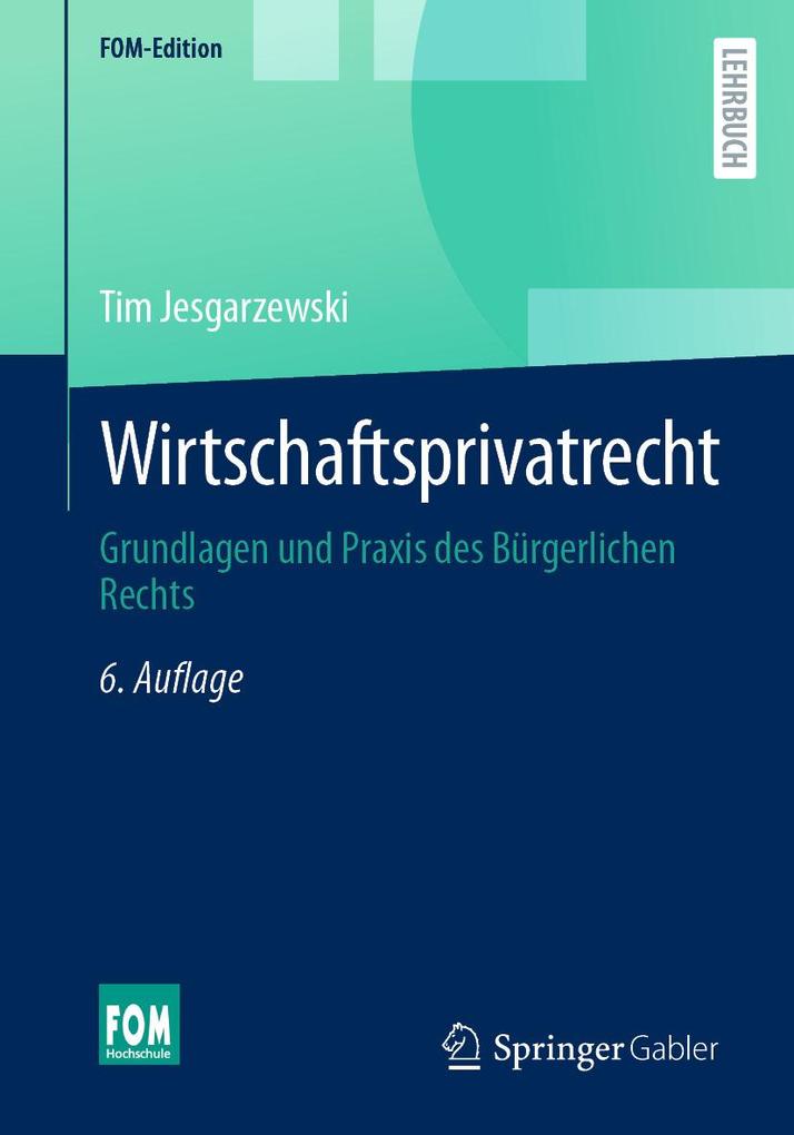 Produktbild: Wirtschaftsprivatrecht | Tim Jesgarzewski