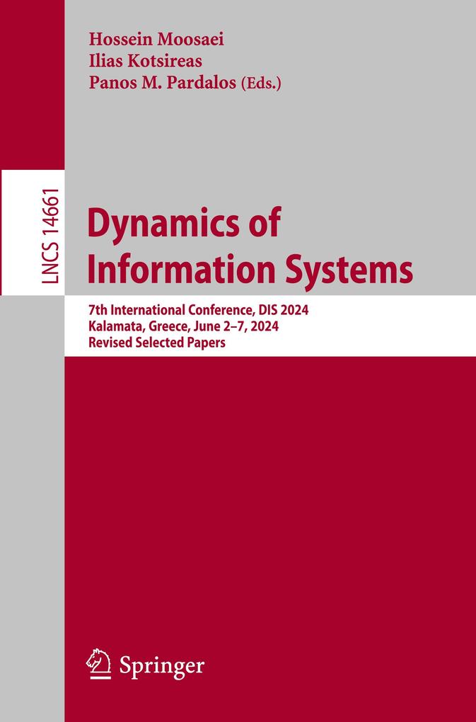 Produktbild: Dynamics of Information Systems