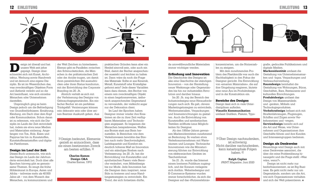 Weitere Ansicht: Big Ideas. Das Design-Buch | Milly Burroughs, Penny Craswell, Fiona Glen, Eleanor Herring, Bruce Peter