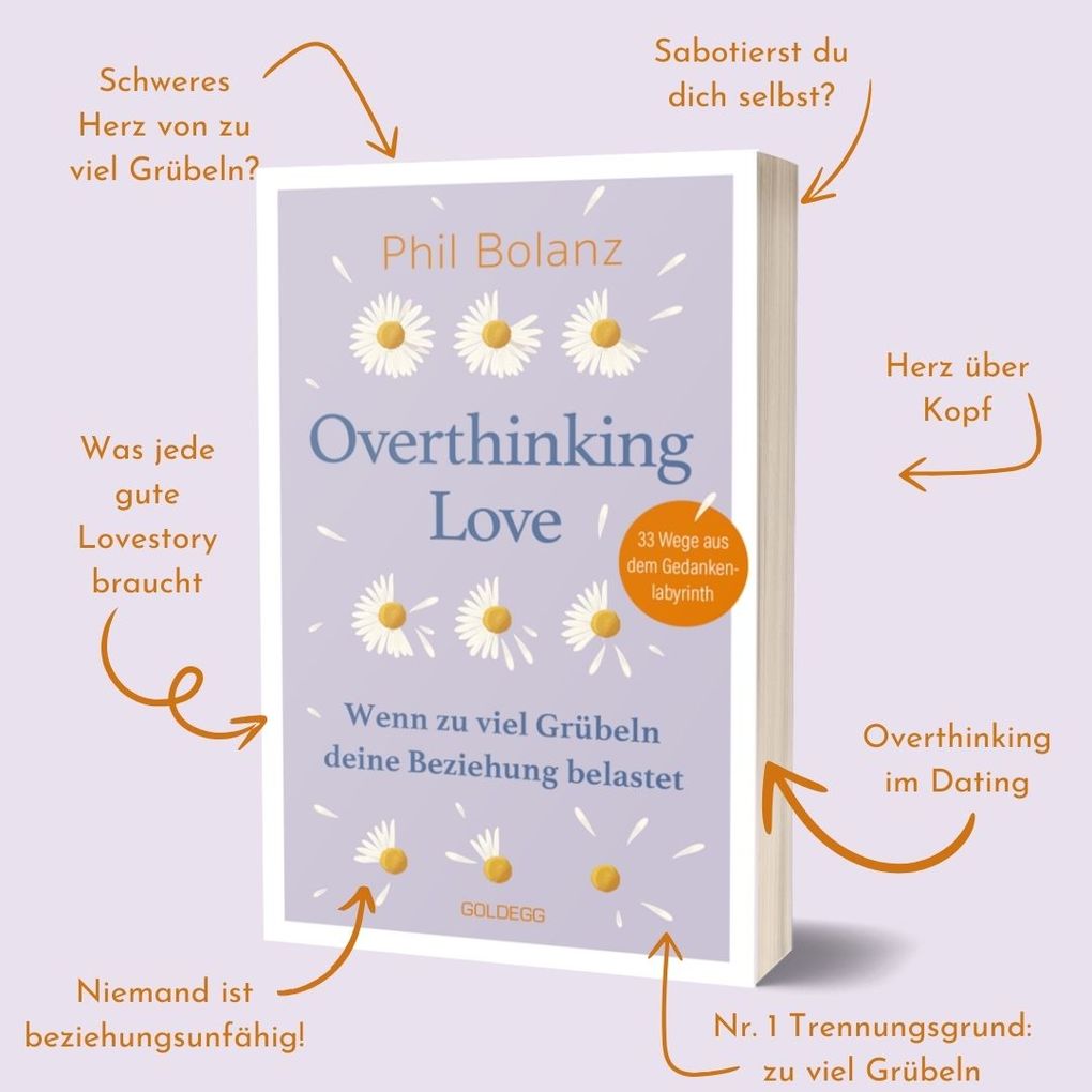 Weitere Ansicht: Overthinking Love. Wenn zu viel Grübeln deine Beziehung belastet. | Phil Bolanz