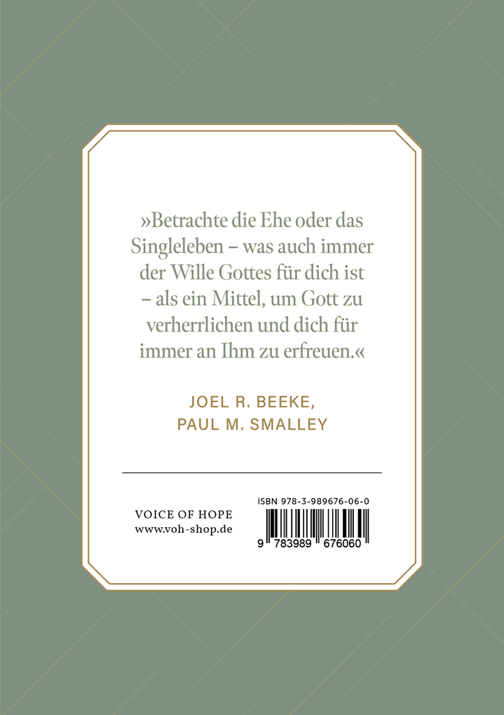 Weitere Ansicht: Leben als Single | Joel R. Beeke, Paul M. Smalley