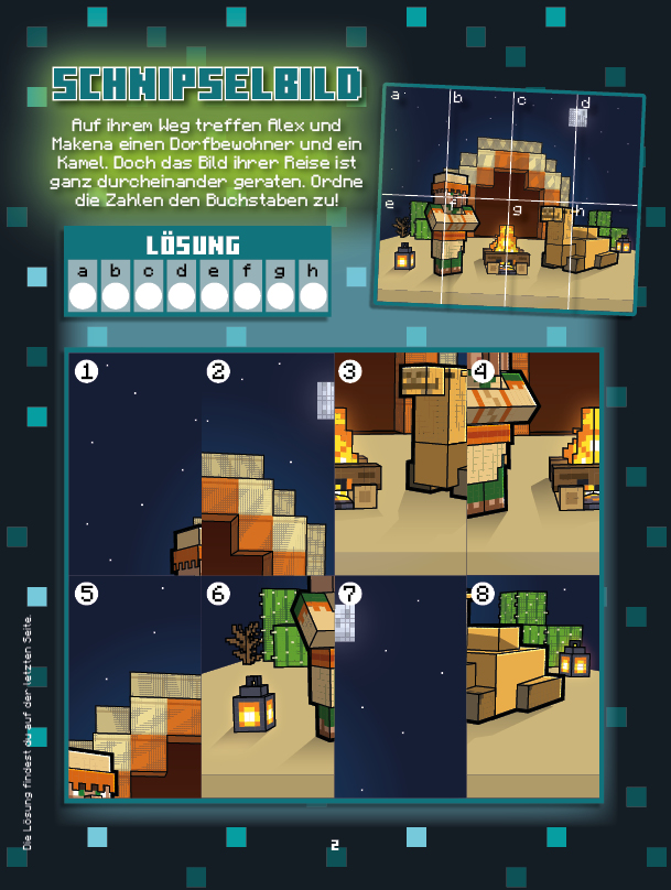 Weitere Ansicht: Minecraft: Der große Glow-in-the-Dark Stickerspaß: Stickern - Rätseln - Ausmalen | Panini