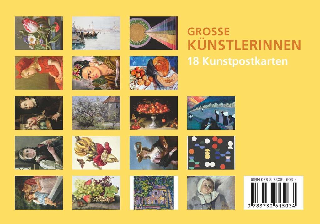 Weitere Ansicht: Postkarten-Set Große Künstlerinnen