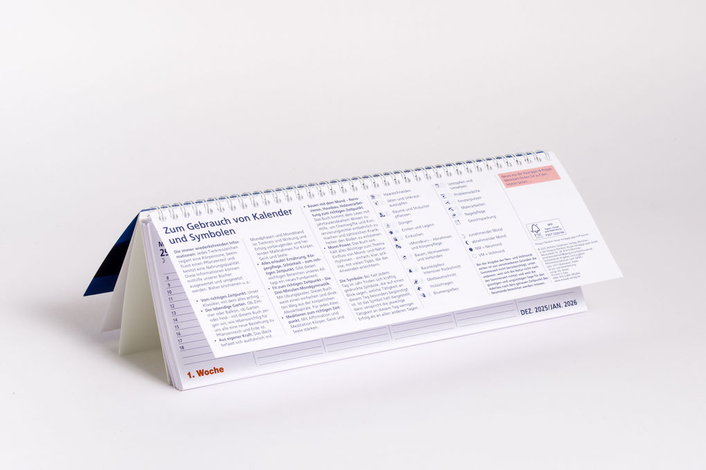 Weitere Ansicht: Das Mondjahr 2026 - Wochenkalender | Johanna Paungger, Thomas Poppe