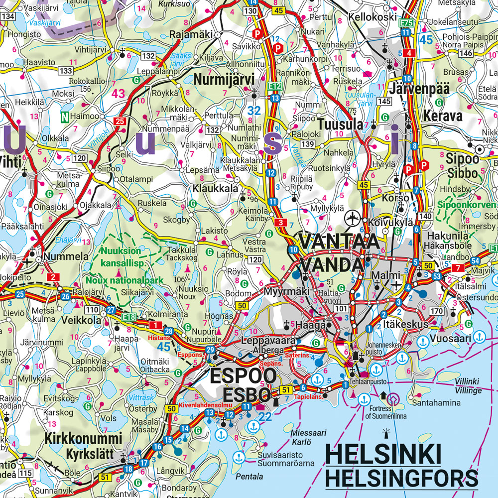 Weitere Ansicht: freytag & berndt Straßenkarte Finnland 1:500.000