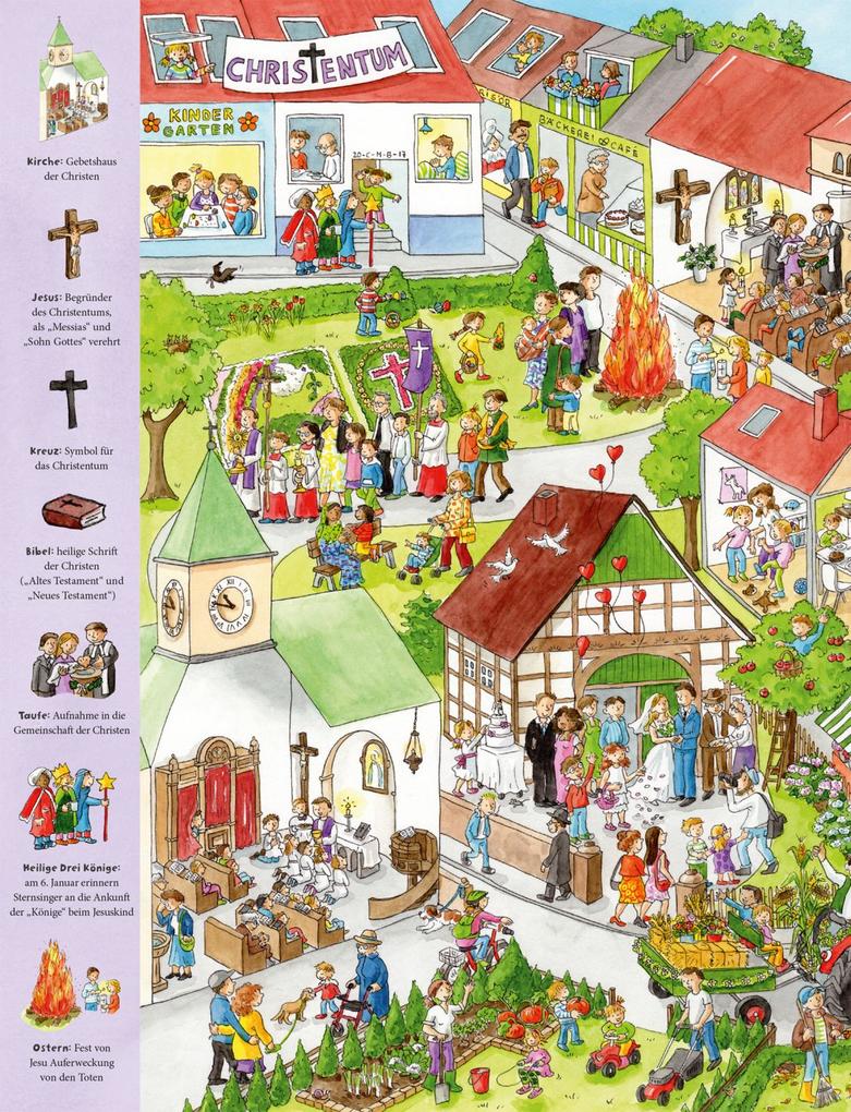 Weitere Ansicht: Mein großes Wimmelbuch der Weltreligionen | Stephan Schlensog