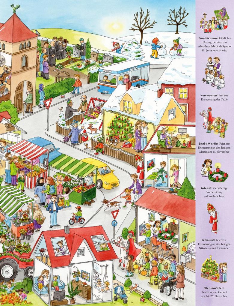 Weitere Ansicht: Mein großes Wimmelbuch der Weltreligionen | Stephan Schlensog