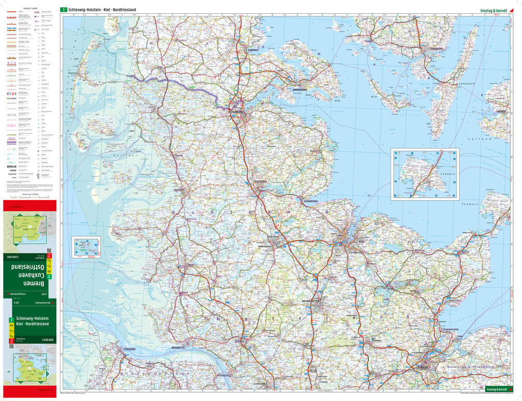 Weitere Ansicht: freytag & berndt Straßenkarte Deutschland Set 2026/2027 1:200.000