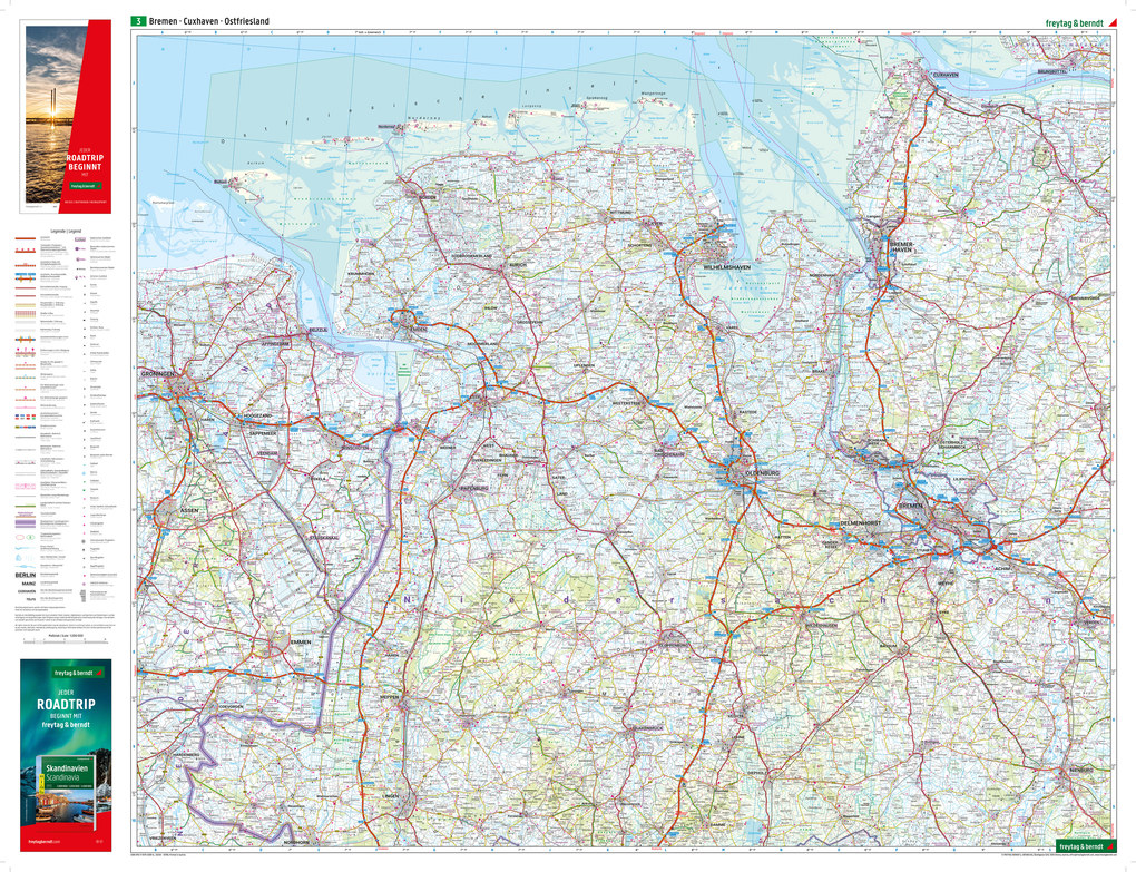 Weitere Ansicht: freytag & berndt Straßenkarte Deutschland Set 2026/2027 1:200.000