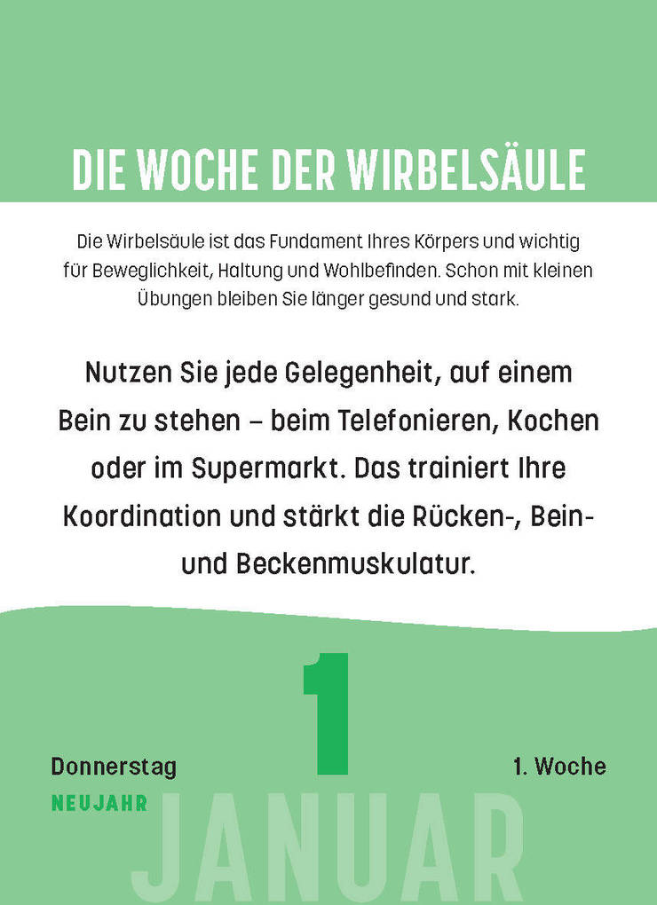 Weitere Ansicht: Gesundheit für jeden Tag 2026 - Tagesabreißkalender zum Aufstellen oder Aufhängen | Dietrich Grönemeyer