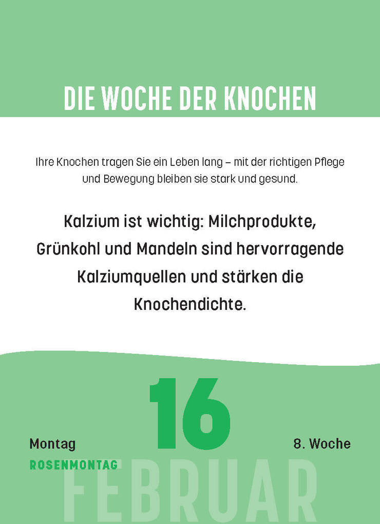 Weitere Ansicht: Gesundheit für jeden Tag 2026 - Tagesabreißkalender zum Aufstellen oder Aufhängen | Dietrich Grönemeyer
