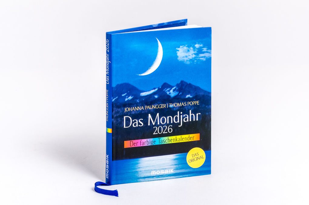 Weitere Ansicht: Das Mondjahr 2026 - Der farbige Taschenkalender | Johanna Paungger, Thomas Poppe