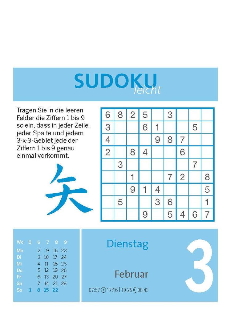 Weitere Ansicht: Gehirnjogging 2026 - 313 knifflige Denksporträtsel fürs tägliche Kopftraining - Textabreißkalender zum Aufstellen oder Aufhängen