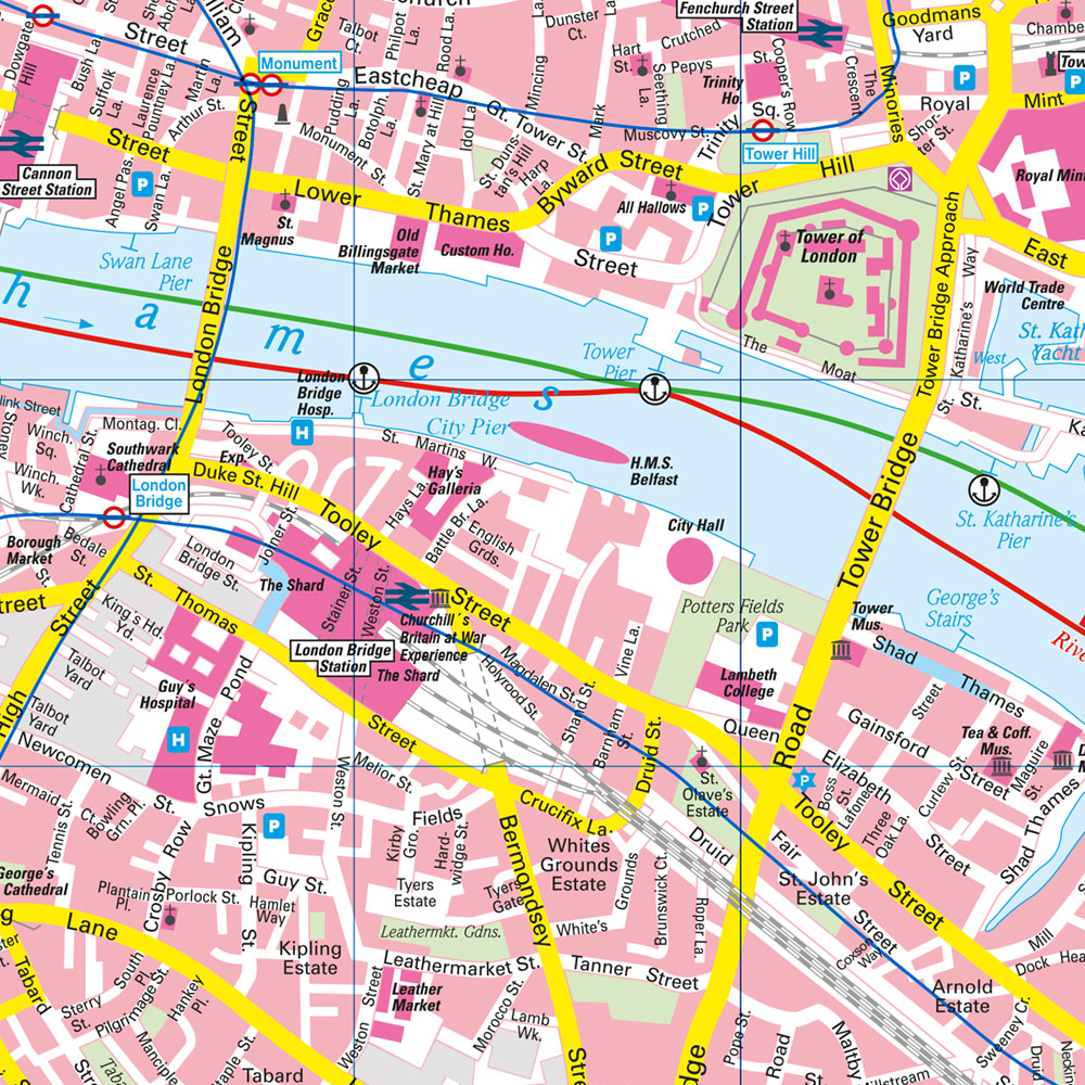 Weitere Ansicht: London, Stadtplan 1:10.000, freytag & berndt