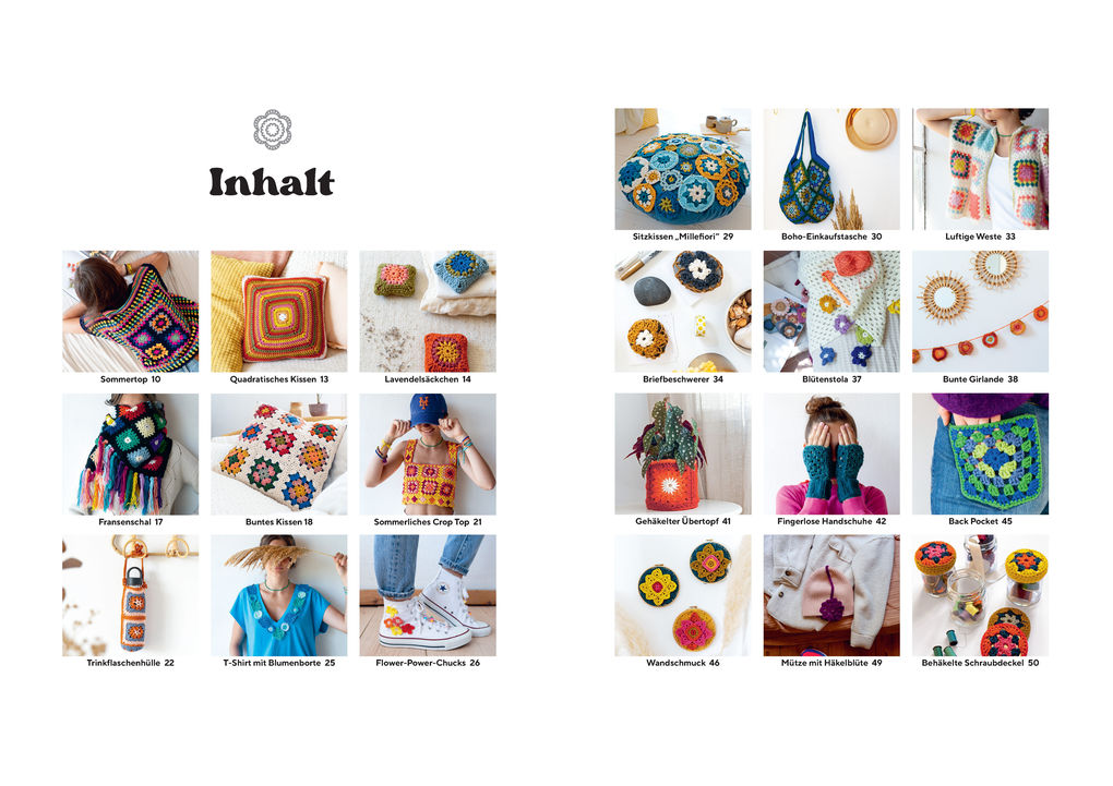 Weitere Ansicht: Poppige Granny Squares - echt kultig häkeln | Francoise Vauzeilles