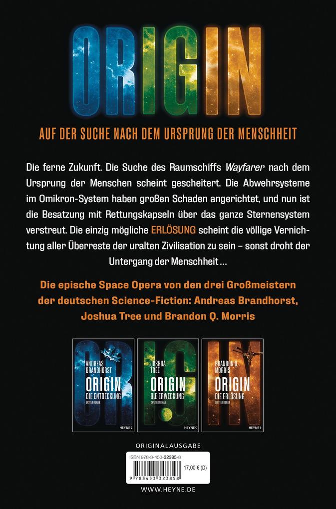 Weitere Ansicht: Origin - Die Erlösung | Brandon Q. Morris
