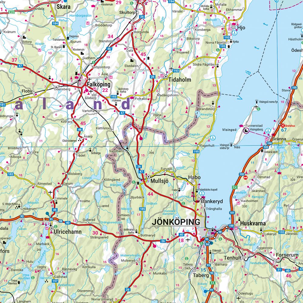 Weitere Ansicht: freytag & berndt Straßenkarte Schweden 1:600.000